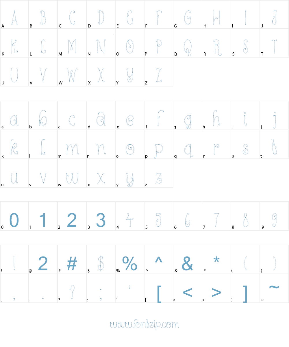 DK Kundalini Font Character